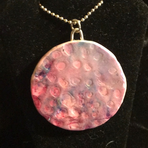 Pink Moon Pendent - Picture 1 of 4